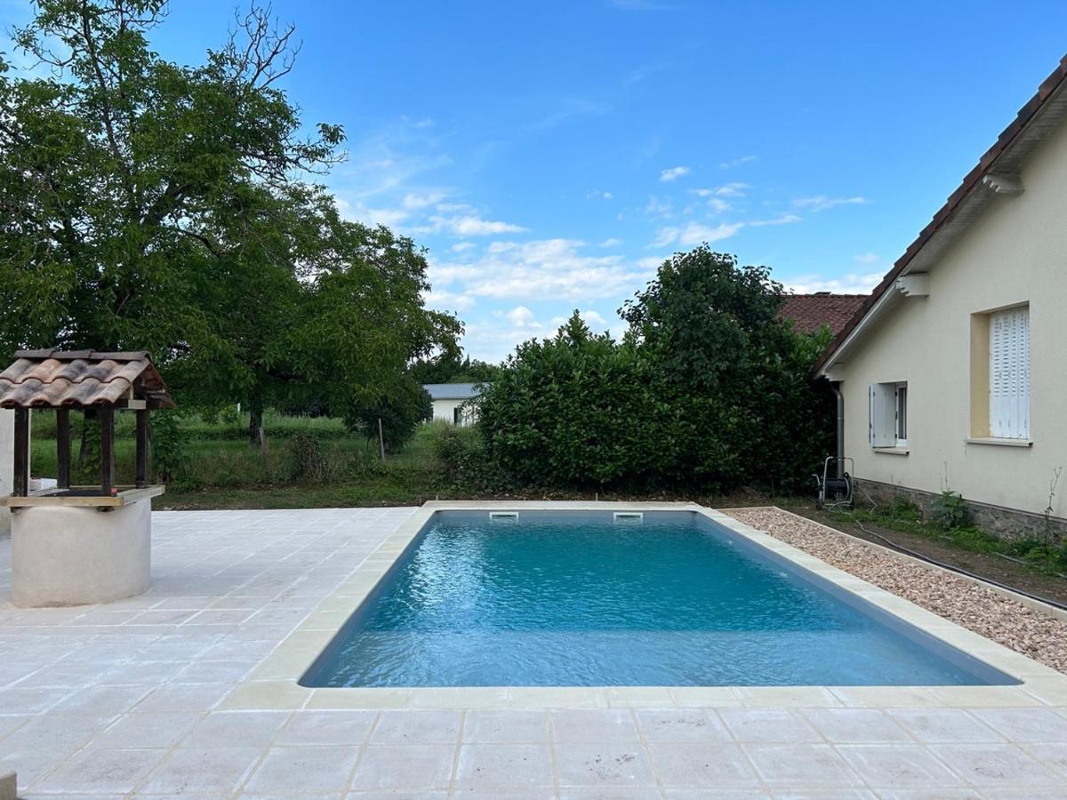 Jolie Villa Independante Climatisee 3 Chambres Tout Confort 6 Couchages, Piscine Chauffee 4 X 8 Disponible Selon Meteo De Mai A Fin Septembre, Jacuzzi 4 Places, Boulodrome Eclaire, Ping-Pong, Wifi, Proche Commerces Animaux Domestiques Sur Demande Bretenoux 외부 사진
